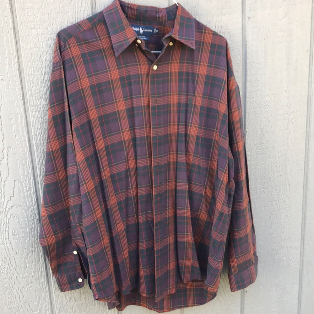 Ralph Lauren mens shirt size XL plaid